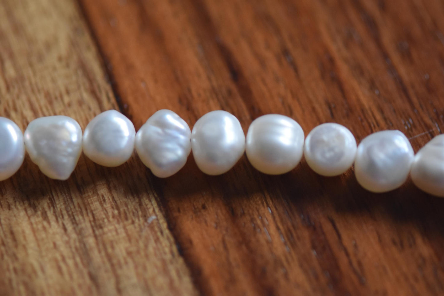 Strawberry Quartz & Freshwater Pearl Necklace - 15” Handmade Gemstone Jewellery