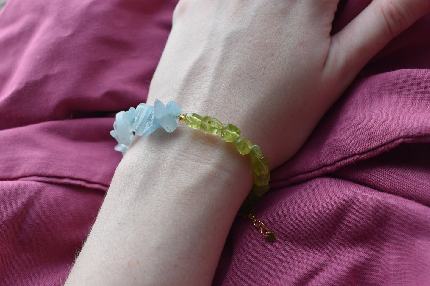 Two Birthstone Memorial Bracelet | Personalised Grief & Remembrance Jewellery