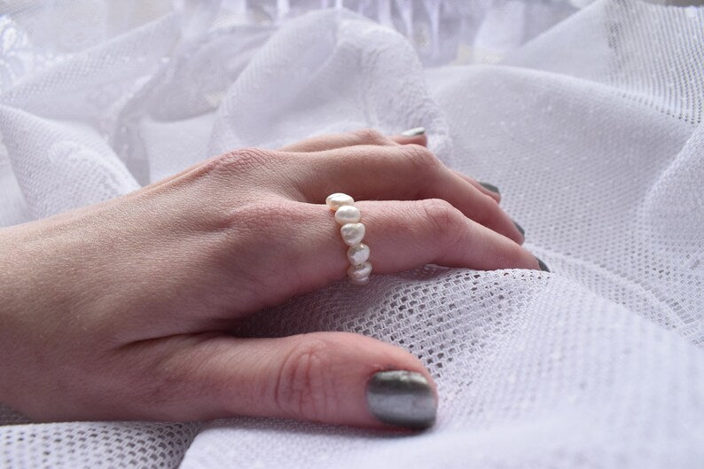 Freshwater Pearl Stretch Ring