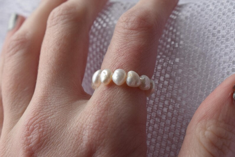 Freshwater Pearl Stretch Ring