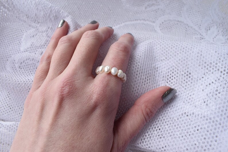 Freshwater Pearl Stretch Ring